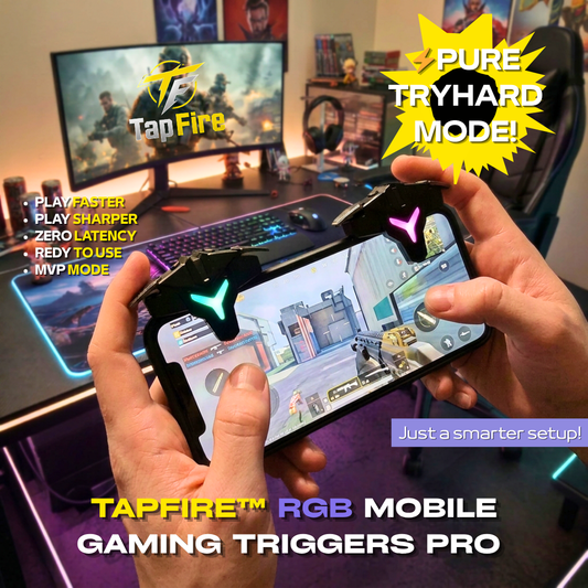 TapFire™ RGB Mobile Gaming Trigger Pro